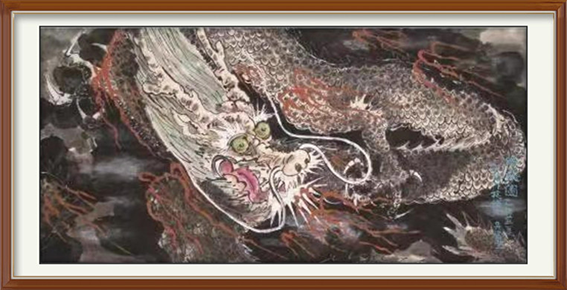 吴建堂作品《俯视凡尘》 规格：137x97cm